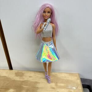Barbie POP STAR Doll Singer Careers You can Be Anything Iridescent Sparkle